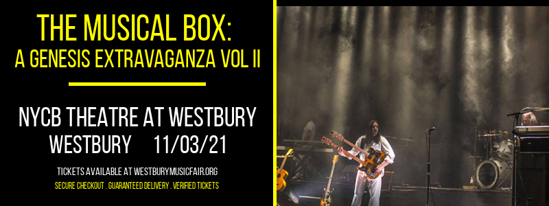 The Musical Box: A Genesis Extravaganza Vol II at NYCB Theatre at Westbury