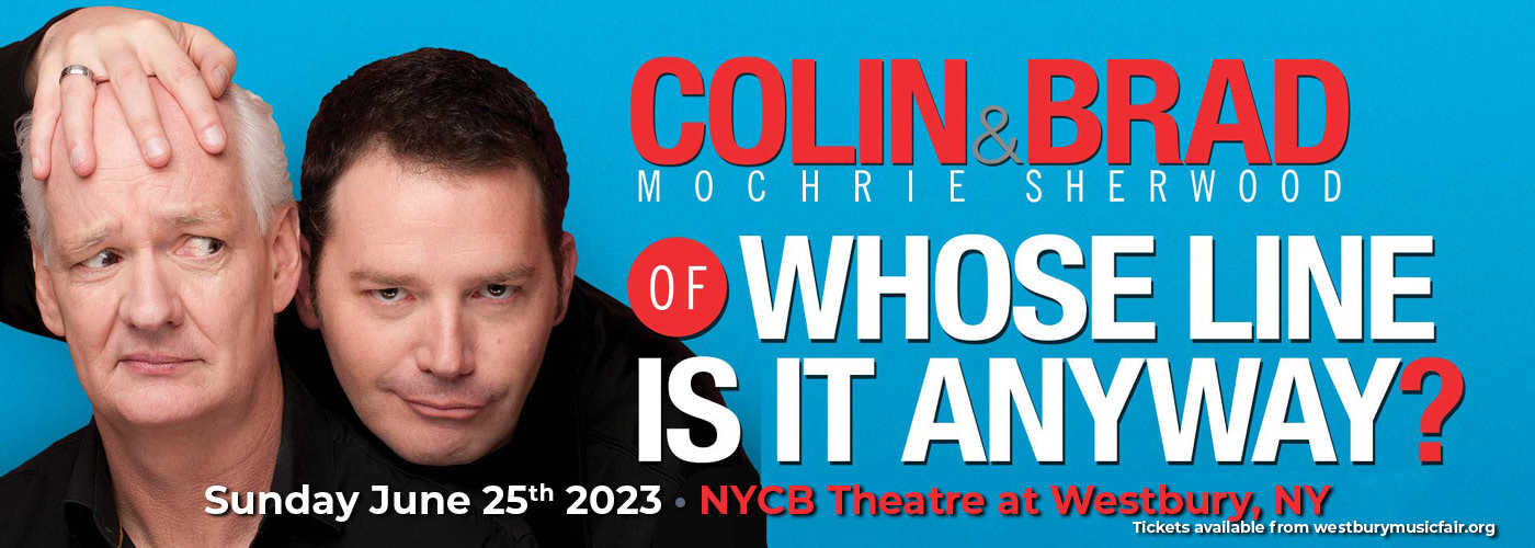 Colin Mochrie & Brad Sherwood at NYCB Theatre at Westbury