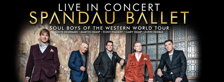Spandau Ballet: Soul Boys of the Western World Tour.