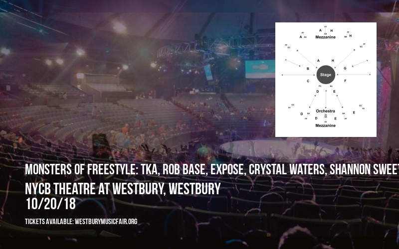Monsters Of Freestyle: TKA, Rob Base, Expose, Crystal Waters, Shannon Sweet Sensation, Johnny O, Coro, Lisette Melendez, Soave, Alisha & Pretty Poison at NYCB Theatre at Westbury