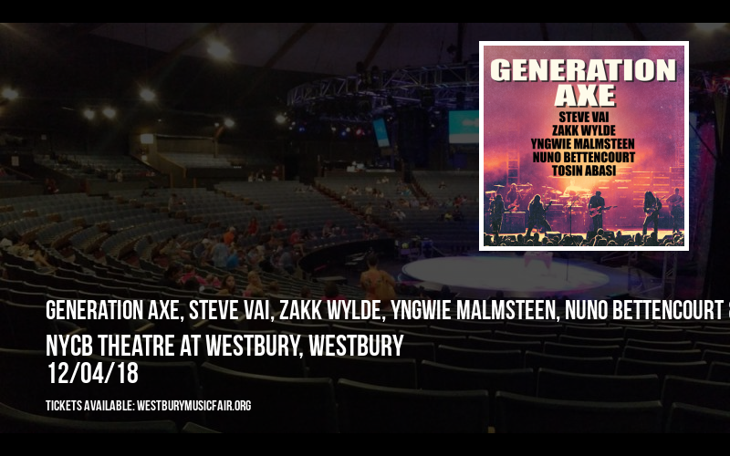 Generation Axe, Steve Vai, Zakk Wylde, Yngwie Malmsteen, Nuno Bettencourt & Tosin Abasi at NYCB Theatre at Westbury