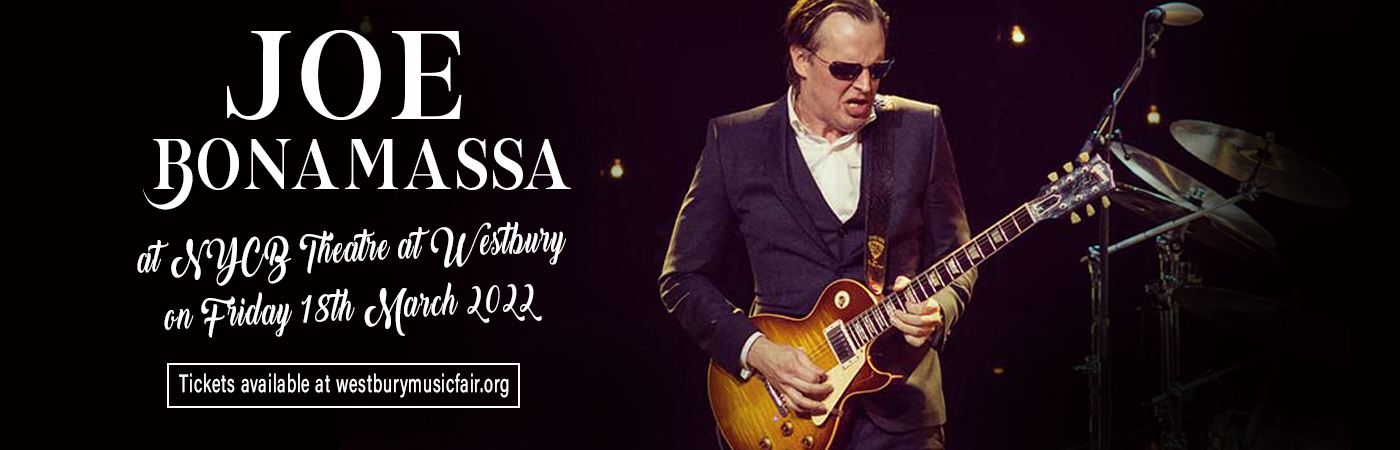 Joe Bonamassa [CANCELLED] at NYCB Theatre at Westbury