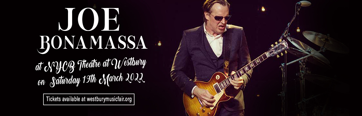 Joe Bonamassa [CANCELLED] at NYCB Theatre at Westbury