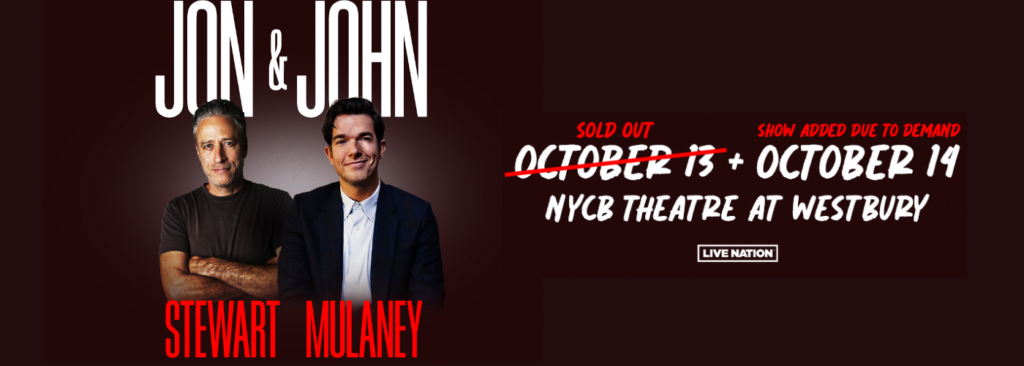 John Mulaney & Jon Stewart at Flagstar at Westbury Music Fair
