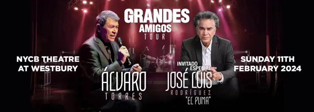 Alvaro Torres & Jose Luis Rodriguez at Flagstar at Westbury Music Fair