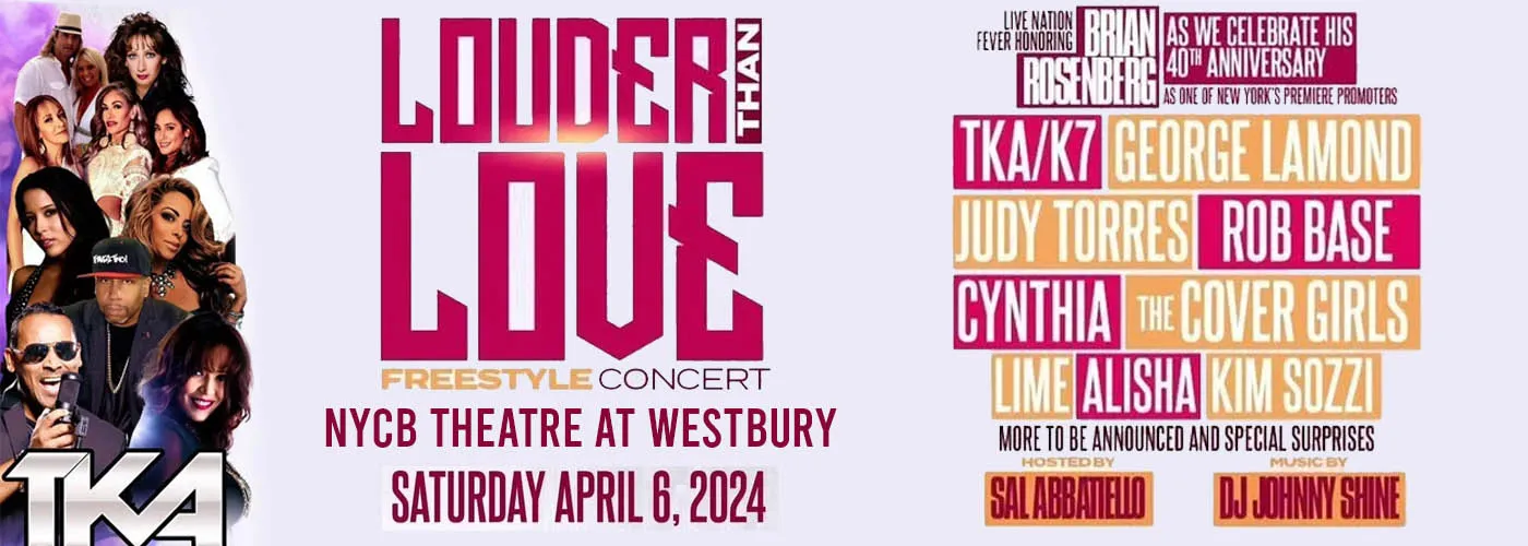 Louder Than Love: TKA, George Lamond, Judy Torres & Rob Base